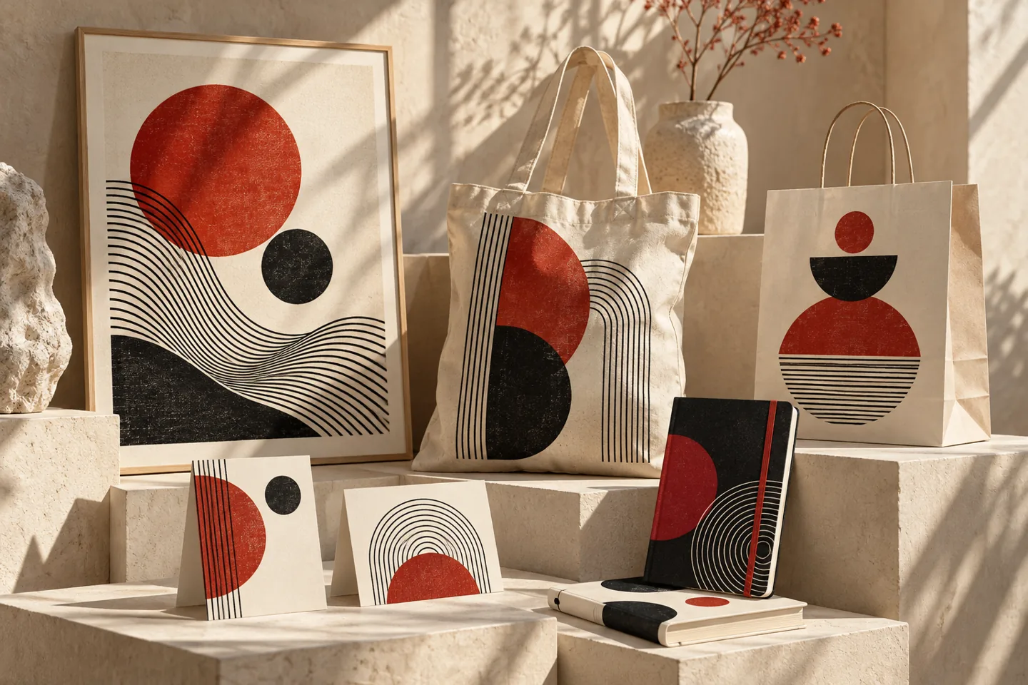 Composición ilustrativa: Serigrafía artesanal