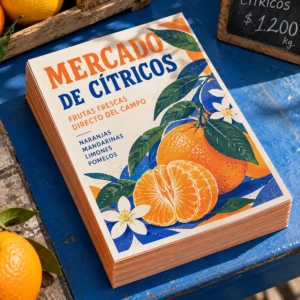 Muestra ilustrativa de Volantes publicitarios offset