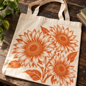Muestra ilustrativa de Bolsas de algodón serigrafiadas