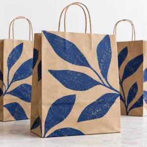 Muestra ilustrativa de Bolsas de papel serigrafiadas