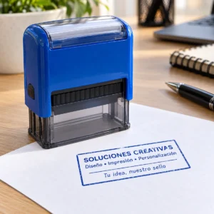 Muestra ilustrativa de Sellos automáticos personalizados